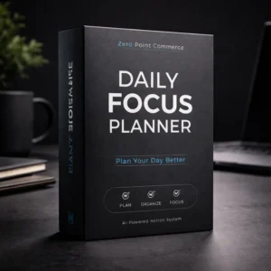 Daily Focus Planner