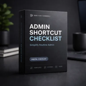 Admin Shortcut Checklist