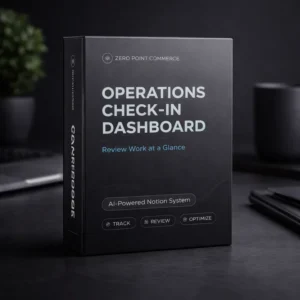 Operations Check-In Dashboard