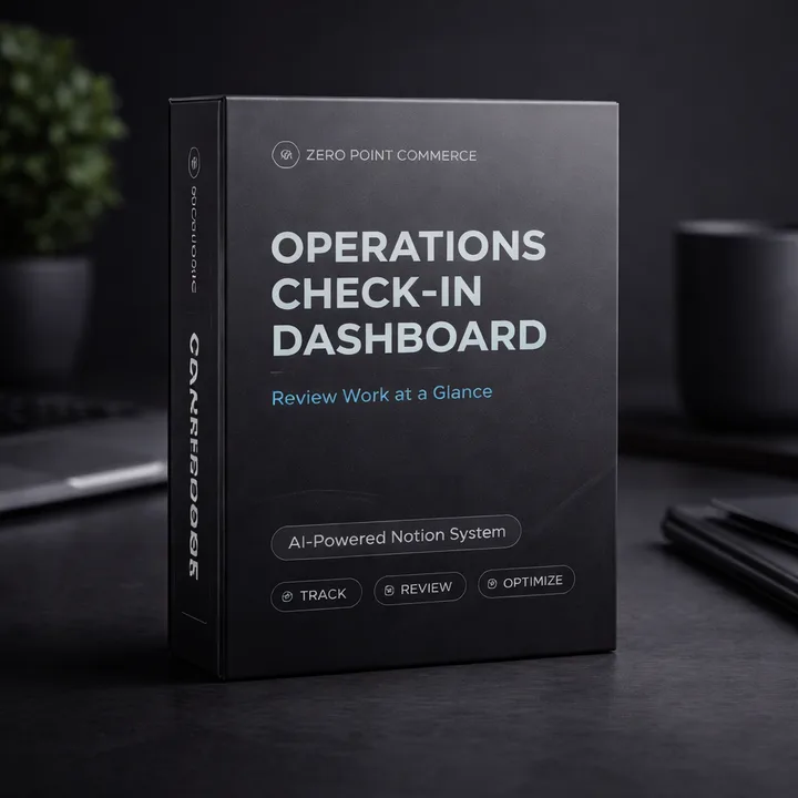 Operations Check-In Dashboard