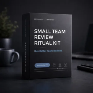 Small Team Review Ritual Kit