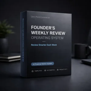 Founder's Weekly Review Operating System