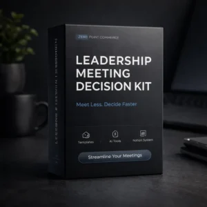 Leadership Meeting Decision Kit